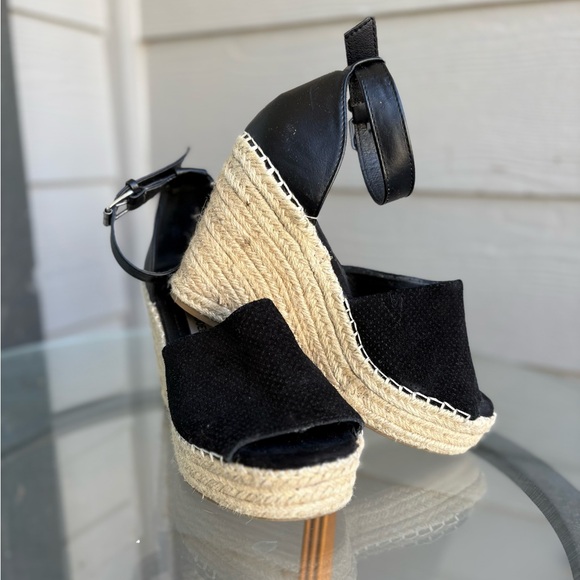 Steve Madden Josey Espadrille Wedge Sandals - Picture 1 of 6